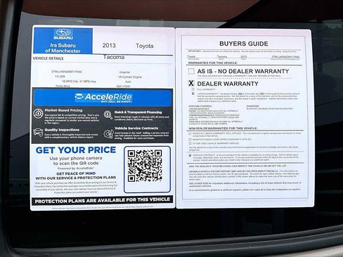 Used 2013 Toyota Tacoma 4x4 Double Cab w/ SR5 Pkg image 35