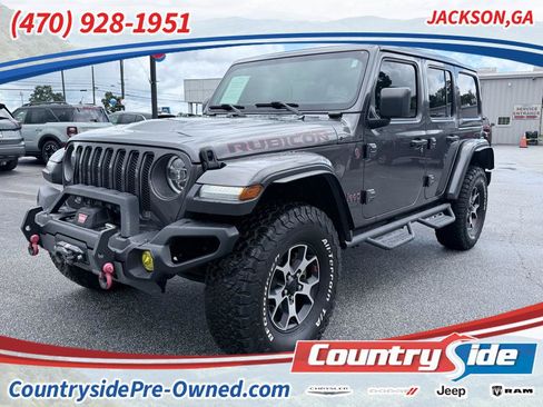 Used 2022 Jeep Wrangler Unlimited Rubicon w/ LED Lighting Group AWD/4WD image 1