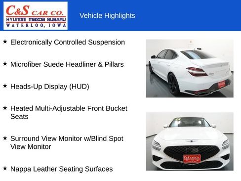Used 2023 Genesis G70 3.3T w/ Sport Prestige Package image 13