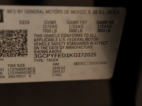 Used 2019 Chevrolet Silverado 1500 LT Trail Boss image 41