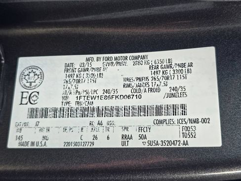 Used 2015 Ford F150 XLT AWD/4WD image 30