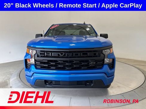 Used 2025 Chevrolet Silverado 1500 Custom w/ Turbomax Blackout Package AWD/4WD image 2