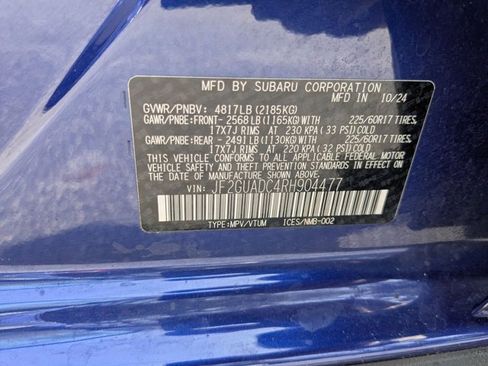 Used 2024 Subaru Crosstrek 2.0i Premium image 34