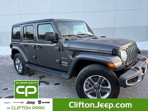 Certified 2021 Jeep Wrangler Unlimited Sahara w/ LED Lighting Group image 1