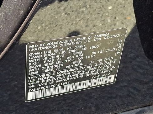 Used 2023 Volkswagen Atlas SE AWD/4WD image 27