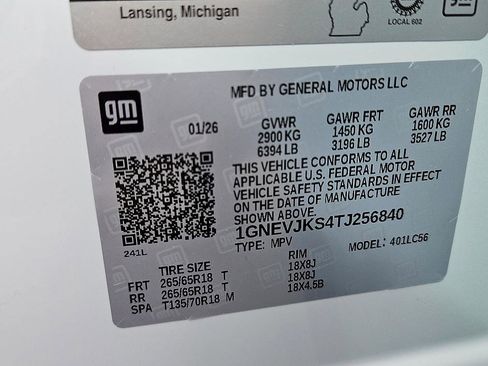 New 2026 Chevrolet Traverse Z71 w/ Enhanced Driving Package image 23