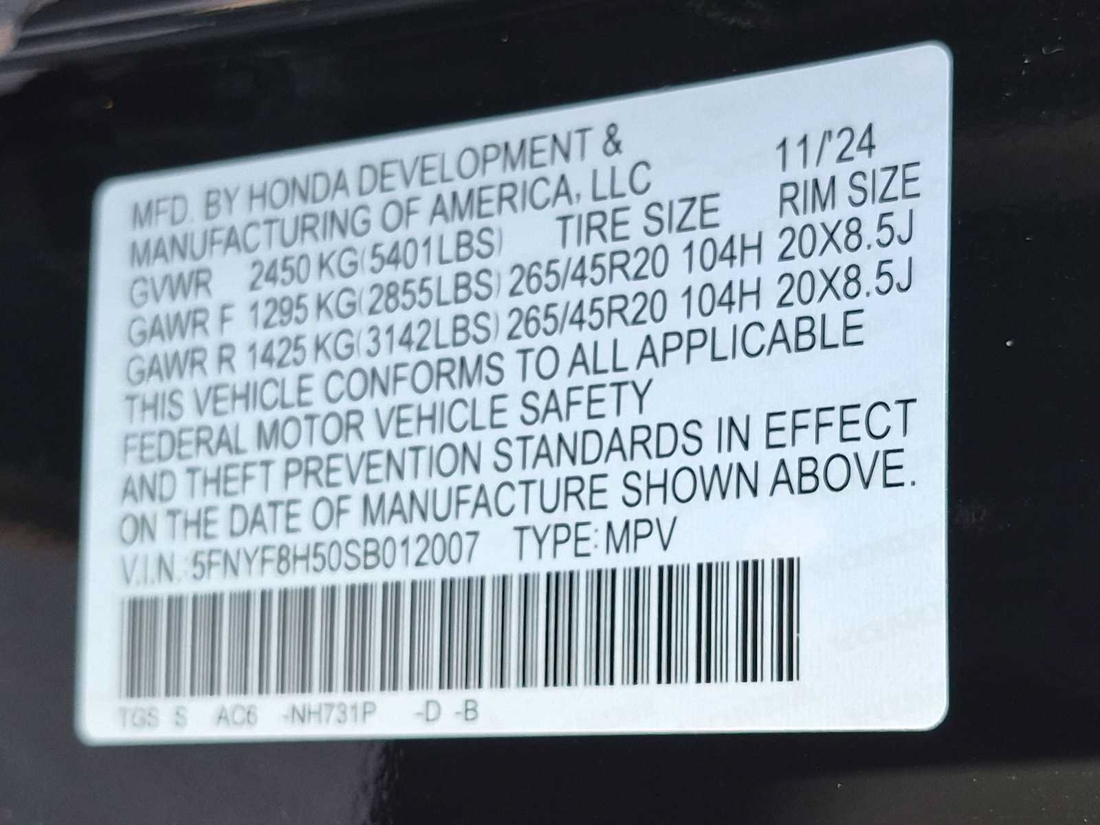 Certified 2025 Honda Passport EX-L image 34