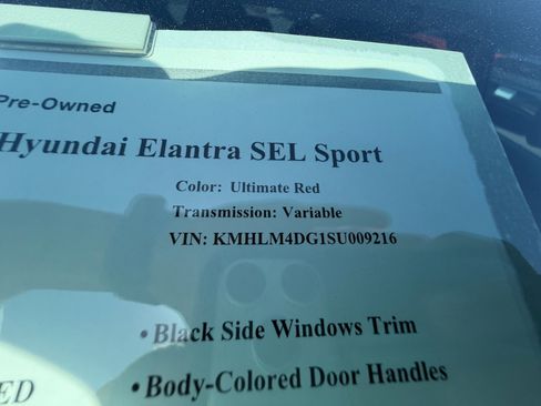 Certified 2025 Hyundai Elantra Sport FWD image 21
