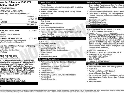 Used 2023 Chevrolet Silverado 1500 LTZ AWD/4WD image 71