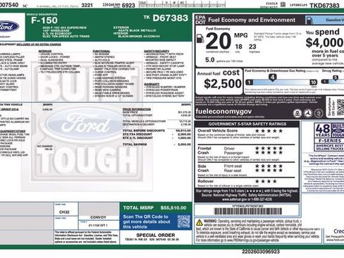 New 2026 Ford F150 STX w/ Equipment Group 201A FX4 AWD/4WD image 9