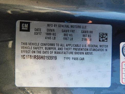 Used 2017 Chevrolet Camaro LT RWD image 15