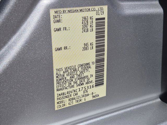 Used 2019 Nissan Altima 2.5 SL FWD image 16