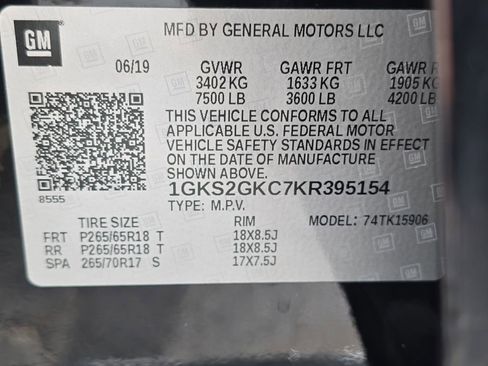 Used 2019 GMC Yukon XL SLT AWD/4WD image 36