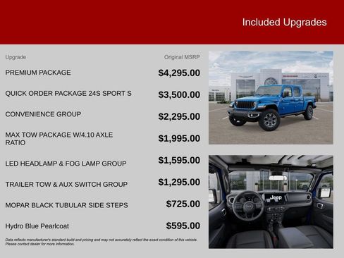 New 2025 Jeep Gladiator Sport w/ Premium Package image 7