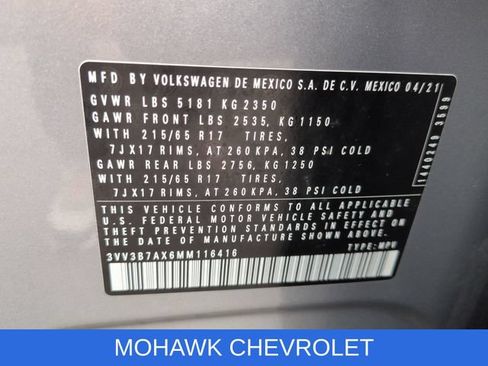 Used 2021 Volkswagen Tiguan SE FWD image 35