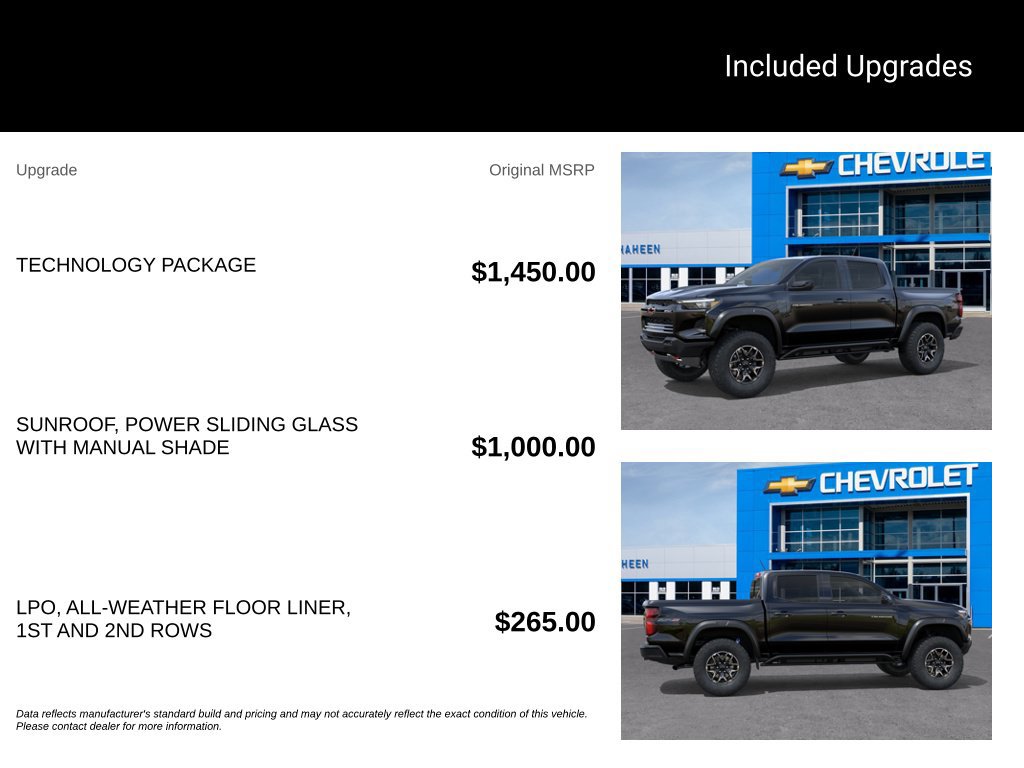 New 2026 Chevrolet Colorado ZR2 w/ Technology Package AWD/4WD image 5