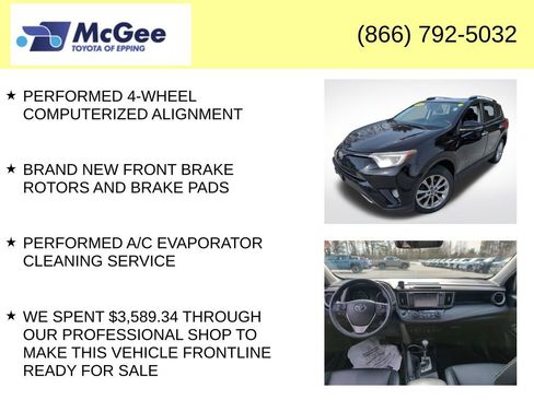 Used 2018 Toyota RAV4 Limited w/ All Weather Liner Package image 8