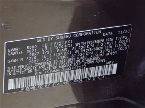 Used 2021 Subaru Ascent Limited w/ Technology Package AWD/4WD image 18