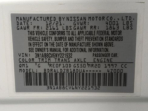 Used 2022 Nissan Sentra SV FWD image 33