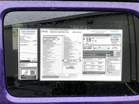 New 2026 Jeep Wrangler Unlimited Sport AWD/4WD image 35