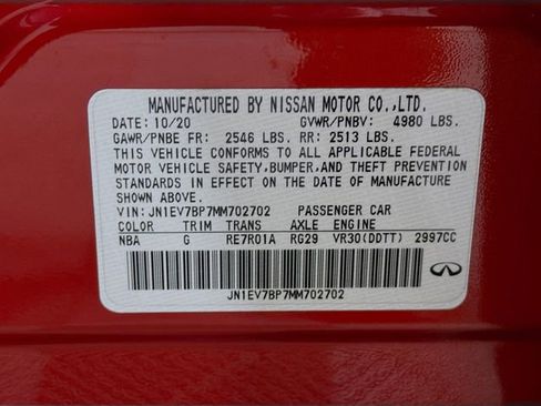 Used 2021 INFINITI Q50 Luxe w/ Cargo Package image 30