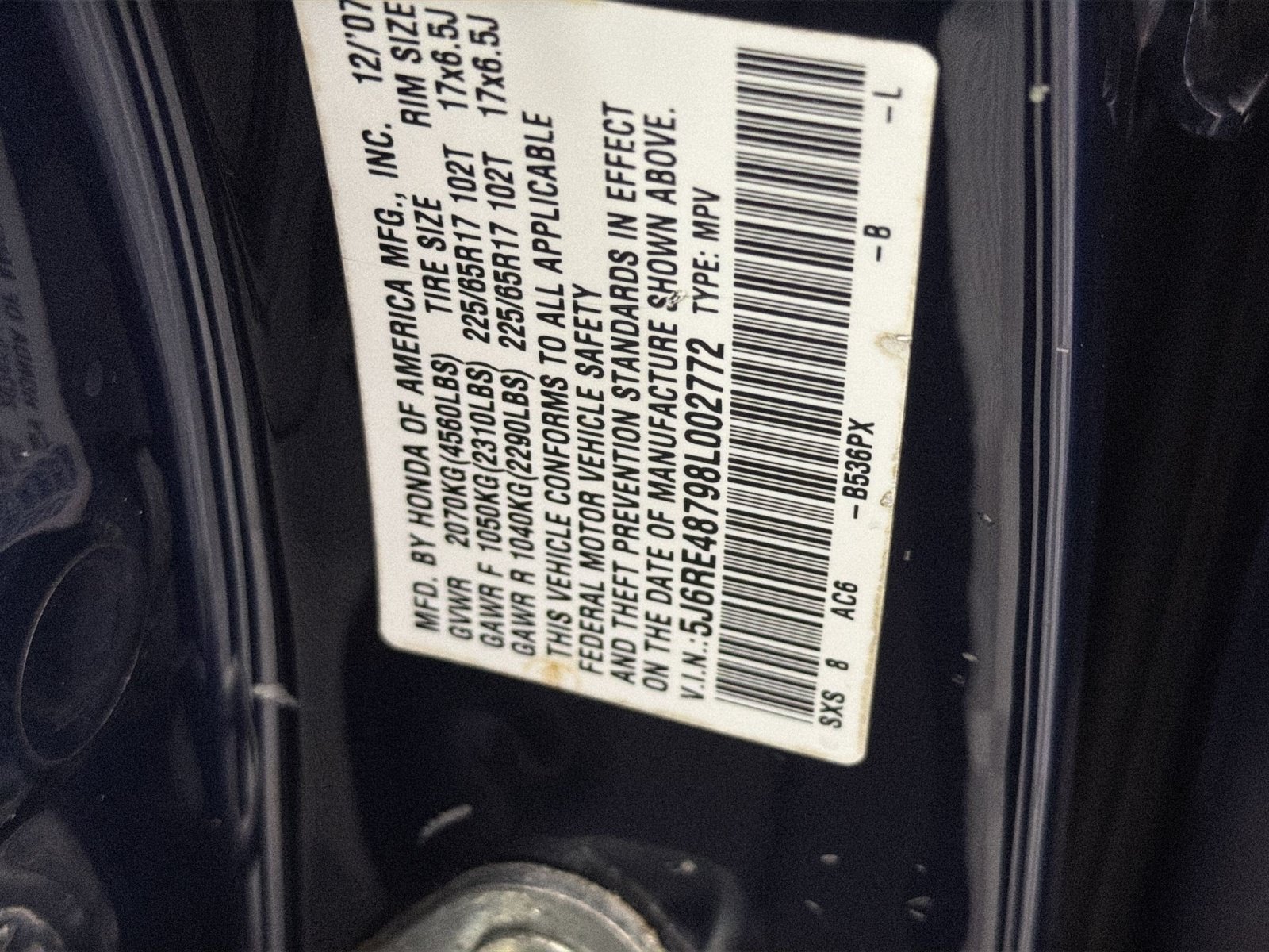 Used 2008 Honda CR-V EX-L image 27
