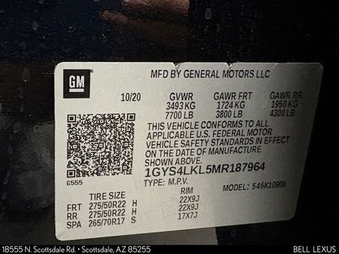 Used 2021 Cadillac Escalade ESV Premium Luxury w/ Driver Assist Tech Package AWD/4WD image 34