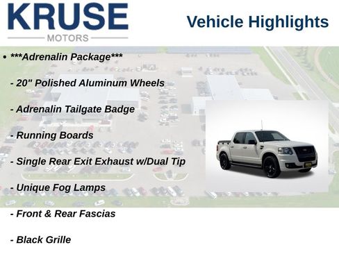 Used 2009 Ford Explorer Sport Trac Adrenalin AWD/4WD image 9