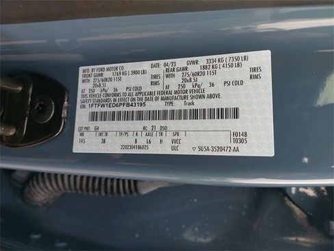 Used 2023 Ford F150 Platinum w/ Equipment Group 701A High image 33