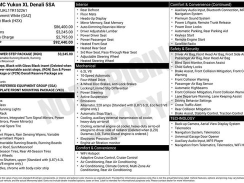 New 2026 GMC Yukon XL Denali w/ Sun & Power Step Package image 15