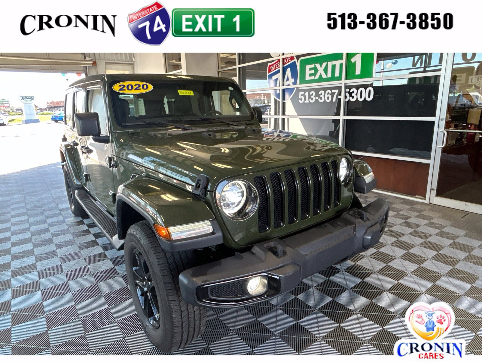 Used 2020 Jeep Wrangler Unlimited Sahara AWD/4WD image 1