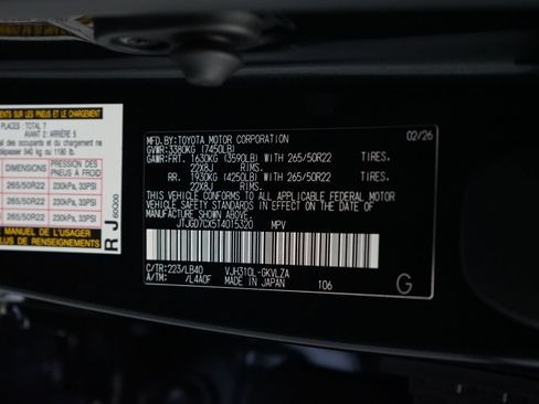 Used 2026 Lexus LX 700h Luxury AWD/4WD image 41