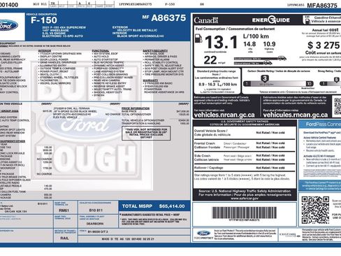 Certified 2021 Ford F150 XLT w/ Equipment Group 302A High AWD/4WD image 4