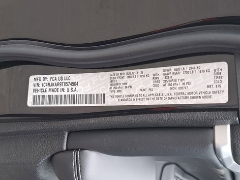New 2026 Jeep Grand Cherokee L 4WD image 36