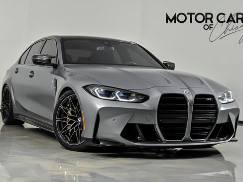 Used 2023 BMW M3 w/ M Carbon Exterior Package RWD image 1
