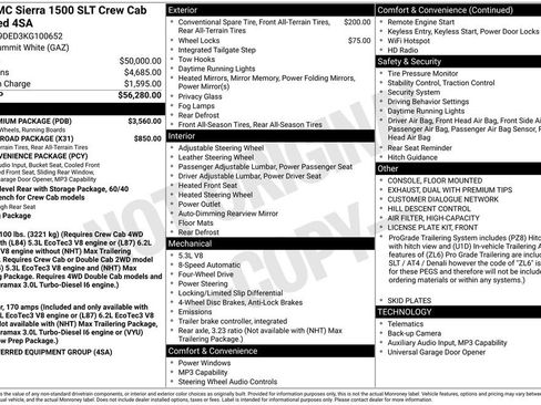 Used 2019 GMC Sierra 1500 SLT w/ SLT Premium Package image 38