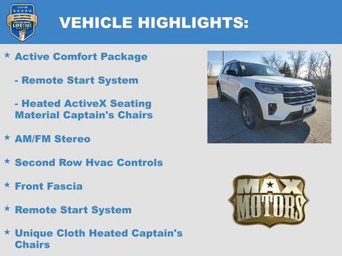New 2026 Ford Explorer Active w/ Active Comfort Package image 11