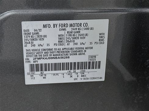 Used 2022 Ford Edge ST-Line w/ Class II Trailer Tow Package AWD/4WD image 23
