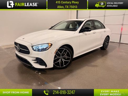 Used 2022 Mercedes-Benz E 350 Sedan w/ AMG Line Exterior image 1