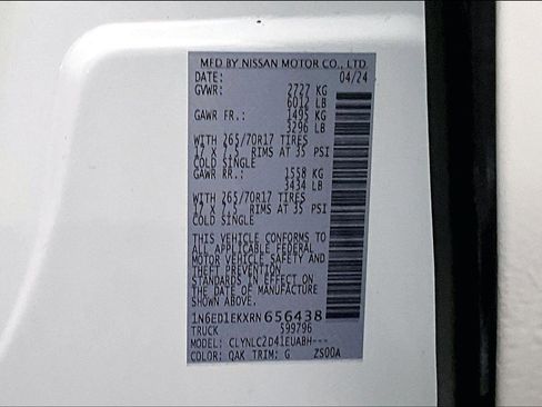 Used 2024 Nissan Frontier SV w/ Hardbody Edition image 19