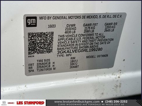 Used 2024 GMC Terrain SLT w/ LPO, Floor Liner Package AWD/4WD image 20