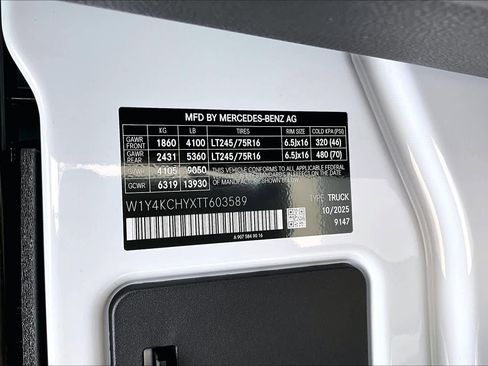 New 2026 Mercedes-Benz Sprinter 2500 image 21