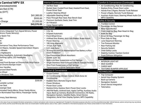 Certified 2022 Kia Carnival SX image 14