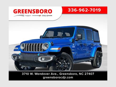 Used 2024 Jeep Wrangler Unlimited Sahara w/ Technology Group image 1