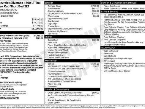 Used 2022 Chevrolet Silverado 1500 LT Trail Boss w/ LT Trail Boss Premium Package AWD/4WD image 6