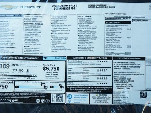 New 2025 Chevrolet Equinox EV LT image 27