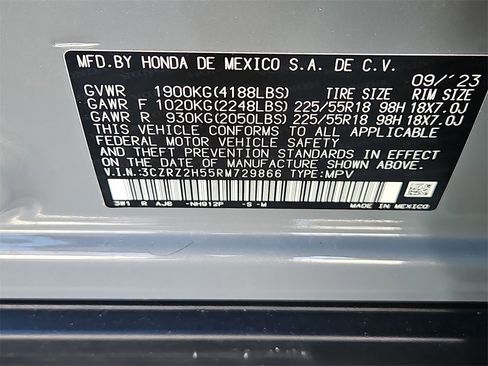 Certified 2024 Honda HR-V Sport image 13