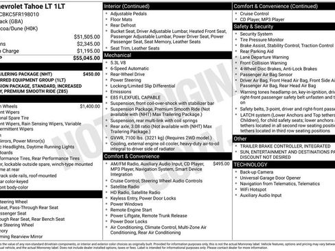 Used 2015 Chevrolet Tahoe LT w/ Max Trailering Package image 5