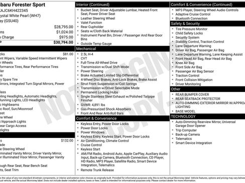 Used 2019 Subaru Forester Sport image 4