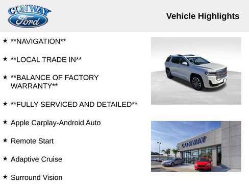 Used 2022 GMC Acadia Denali w/ Denali Ultimate Package image 8